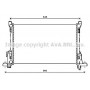 RT2623 AVA QUALITY COOLING Радіатор охолодження двигуна