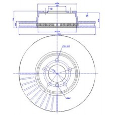 142.1263 CAR Гальмівний диск