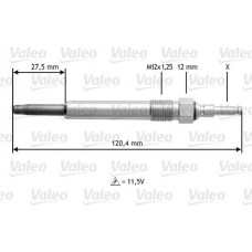 345146 VALEO Свічка розжарювання