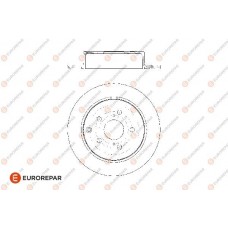 1676009080 EUROREPAR Гальмівний диск