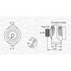 063731884010 MAGNETI MARELLI Генератор