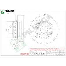 V870 PILENGA Гальмівний диск