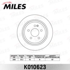 K010623 MILES Гальмівний диск