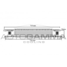103991 AUTOGAMMA Интеркулер