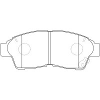 FP0562 FIT Комплект гальмівних колодок дисковий гальм