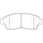 FP0562 FIT Комплект гальмівних колодок дисковий гальм