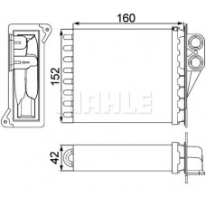 WG2180040 WILMINK GROUP Теплообмінник обігрів салону