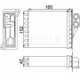 WG2180040 WILMINK GROUP Теплообмінник обігрів салону