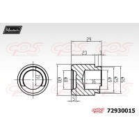 72930015 MAXTECH Поршень корпус скоби гальма