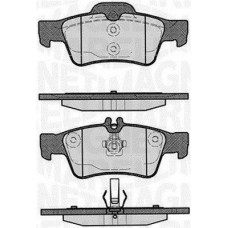 363916060316 MAGNETI MARELLI КомплеК т гальмівних колодок, дискове гальмо
