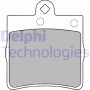 LP1403 DELPHI Комплект гальмівних колодок дисковий гальм