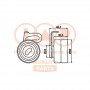 127-13030 IAP QUALITY PARTS Натяжний ролик ремінь ГРМ