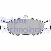 LP1597 DELPHI Комплект гальмівних колодок дисковий гальм