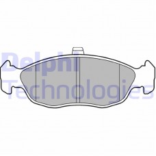LP1597 DELPHI Комплект гальмівних колодок дисковий гальм