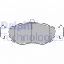 LP1597 DELPHI Комплект гальмівних колодок дисковий гальм