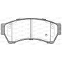 BPA1196.02 OPEN PARTS Комплект гальмівних колодок дисковий гальм