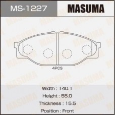 MS-1227 MASUMA Комплект гальмівних колодок