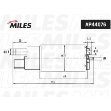 AP44076 MILES Паливний насос