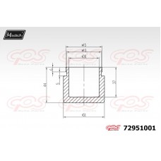 72951001 MAXTECH Поршень корпус скоби гальма