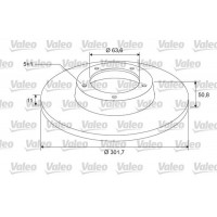 297101 VALEO Гальмівний диск