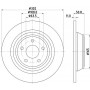 8DD 355 122-451 HELLA PAGID Гальмівний диск