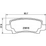 8DB 355 010-841 HELLA КомплеК т гальмівних колодок, дискове гальмо
