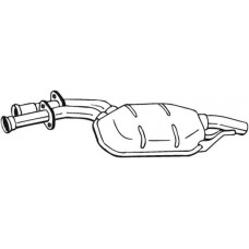 175-005 BOSAL Середній глушник вихлопних газів