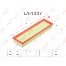 LA-1307 LYNXauto Повітряний фільтр