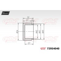 72954040 MAXTECH Поршень корпус скоби гальма