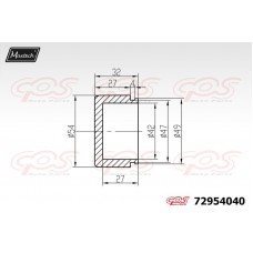 72954040 MAXTECH Поршень корпус скоби гальма