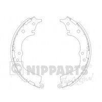 J3502065 NIPPARTS Комплект гальмівних колодок
