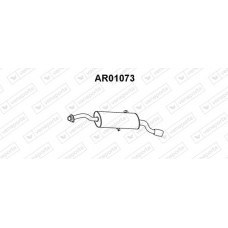 AR01073 VENEPORTE Глушник вихлопних газів кінцевий
