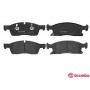 P 37 017 BREMBO Комплект гальмівних колодок дисковий гальм