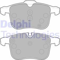 LP1783 DELPHI КомплеК т гальмівних колодок, дискове гальмо