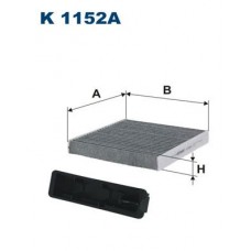 Фільтр повітря у внутрішньому просторі FILTRON K 1152A