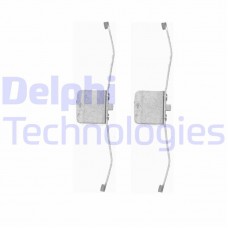 LX0395 DELPHI Комплектуючі колодки дискового гальма