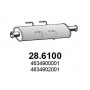 28.6100 ASSO Середній глушник вихлопних газів