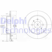 BG3102 DELPHI Гальмівний диск