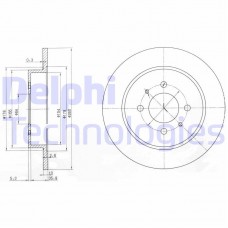BG3102 DELPHI Гальмівний диск