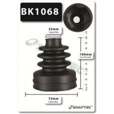 BK1068 SHAFTEC Комплект пыльника, Привідний вал