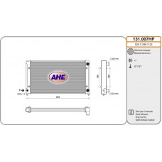 131.007HP AHE Радіатор охолодження двигуна