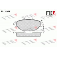 BL1319A1 FTE Комплект гальмівних колодок дисковий гальм