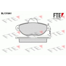 BL1319A1 FTE Комплект гальмівних колодок дисковий гальм