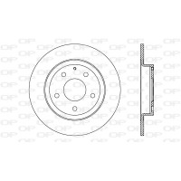 BDR2714.10 OPEN PARTS Гальмівний диск