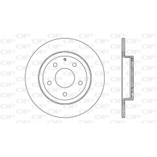 BDR2714.10 OPEN PARTS Гальмівний диск