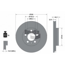 BDS1592 BENDIX Braking Гальмівний диск