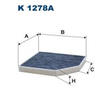K 1278A FILTRON Фільтр повітря у внутрішньому просторі