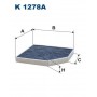 K 1278A FILTRON Фільтр повітря у внутрішньому просторі