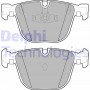 LP2141 DELPHI Комплект гальмівних колодок дисковий гальм