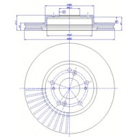 142.1186 CAR Гальмівний диск